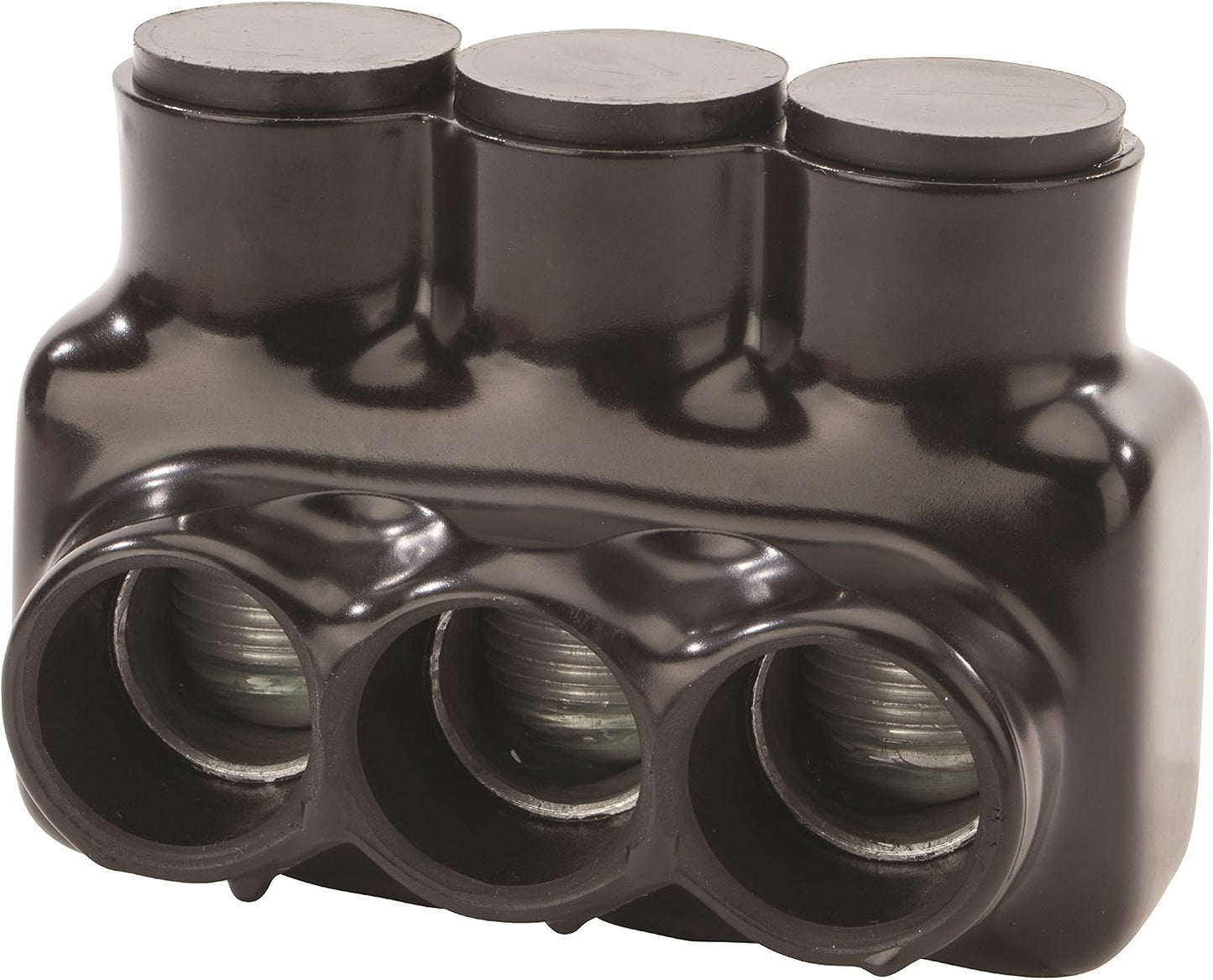 Bloque conectores varios cables aislados negro
