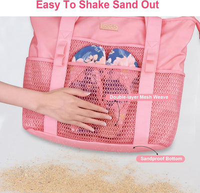 Bolsa playa mujer impermeable plegable para viaje