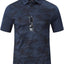 Polo deportivo hombre camuflaje a rayas secado rápido