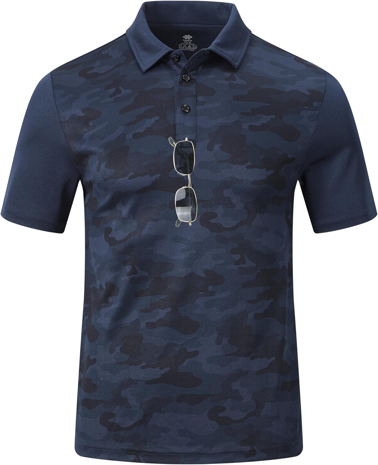 Polo deportivo hombre camuflaje a rayas secado rápido