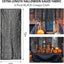 6 Paños Halloween tela malla negra espeluznante decoración