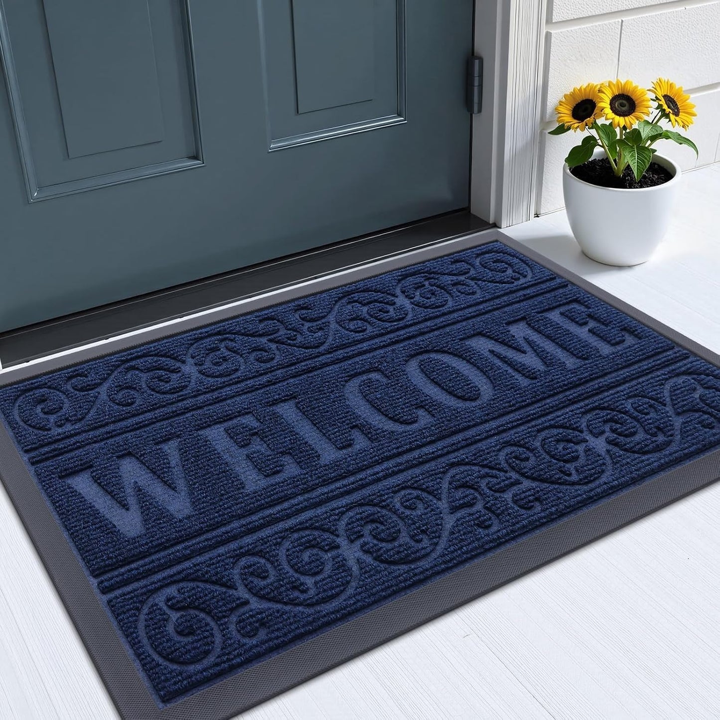 Alfombrilla puerta impermeable resistente a manchas
