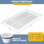 Base ducha lineal derecho 60x32pulg acero inox