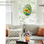 Atrapasoles ovalados de girasol colgante decorativo 6.5x8.5pulg