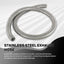 Tubo flexible escape universal acero inox T304 1" ID 72"