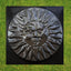 Molde hormigón adoquines piedra sol luna jardín