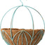 Cesta colgante metal decorativa para hogar patio jardín