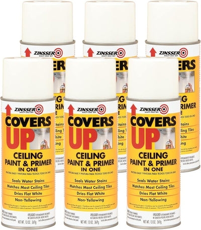 Cubre pintura techo e imprimación 13oz 6 Pzas