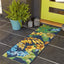 Alfombra pasillo Calypso 2x4ft multicolor