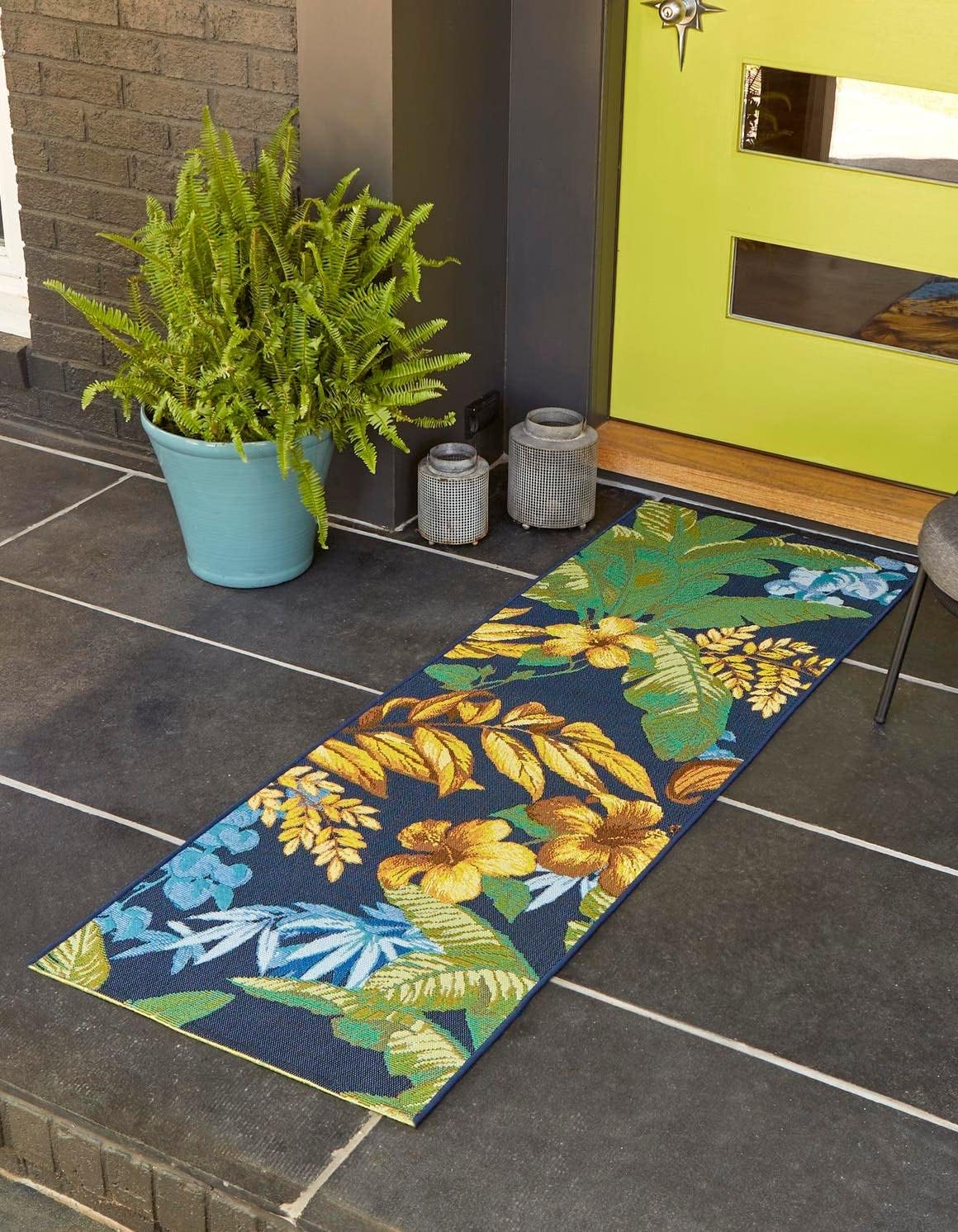 Alfombra pasillo Calypso 2x4ft multicolor