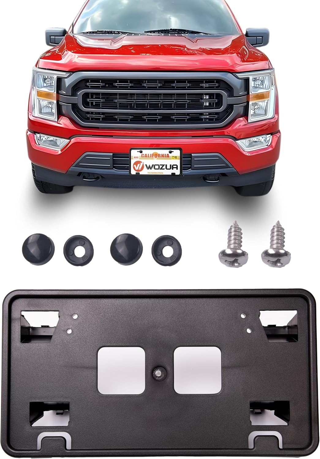 Soporte placa matrícula parachoques Ford F-150 ML3Z17A385AB