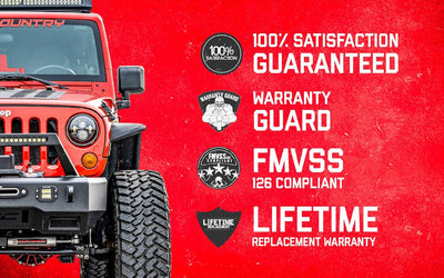Kit montaje barra led parachoques Jeep XJ 84-01