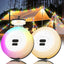 2 Pzas Luces Campamento Recargables 32.8pies 9 Modos RGB