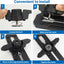 Tacos anclaje kayak para riel accesorios 1 pack negro