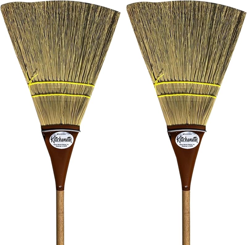 2 Escobas Ligeras Hechas a Mano EE.UU.