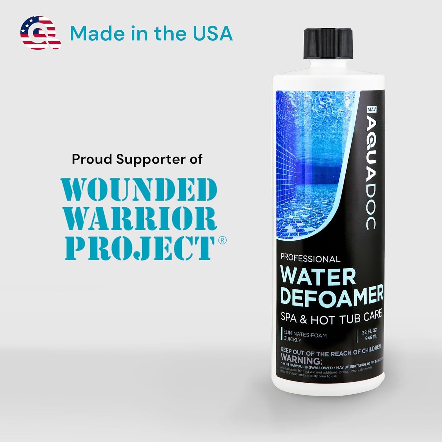 Antiespumante para bañera hidromasaje 32oz