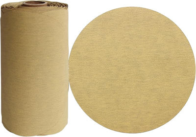 100 Discos Lija PSA 6pulg Grano 320 Adhesivo para Lijadora DA