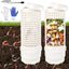 2 Pack Compostador Gusanos con Tapa Pala y Guantes