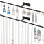 Organiz. joyas colgante pared 12.5" negro set 2