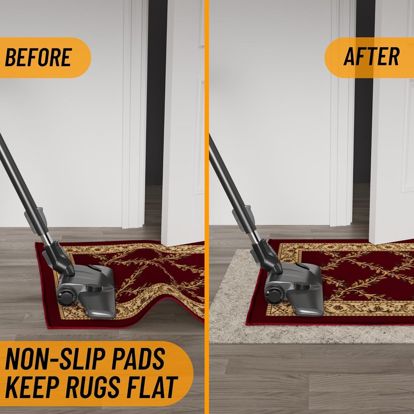 Almohadilla antiderrap para alfombras pasillo 3x8"
