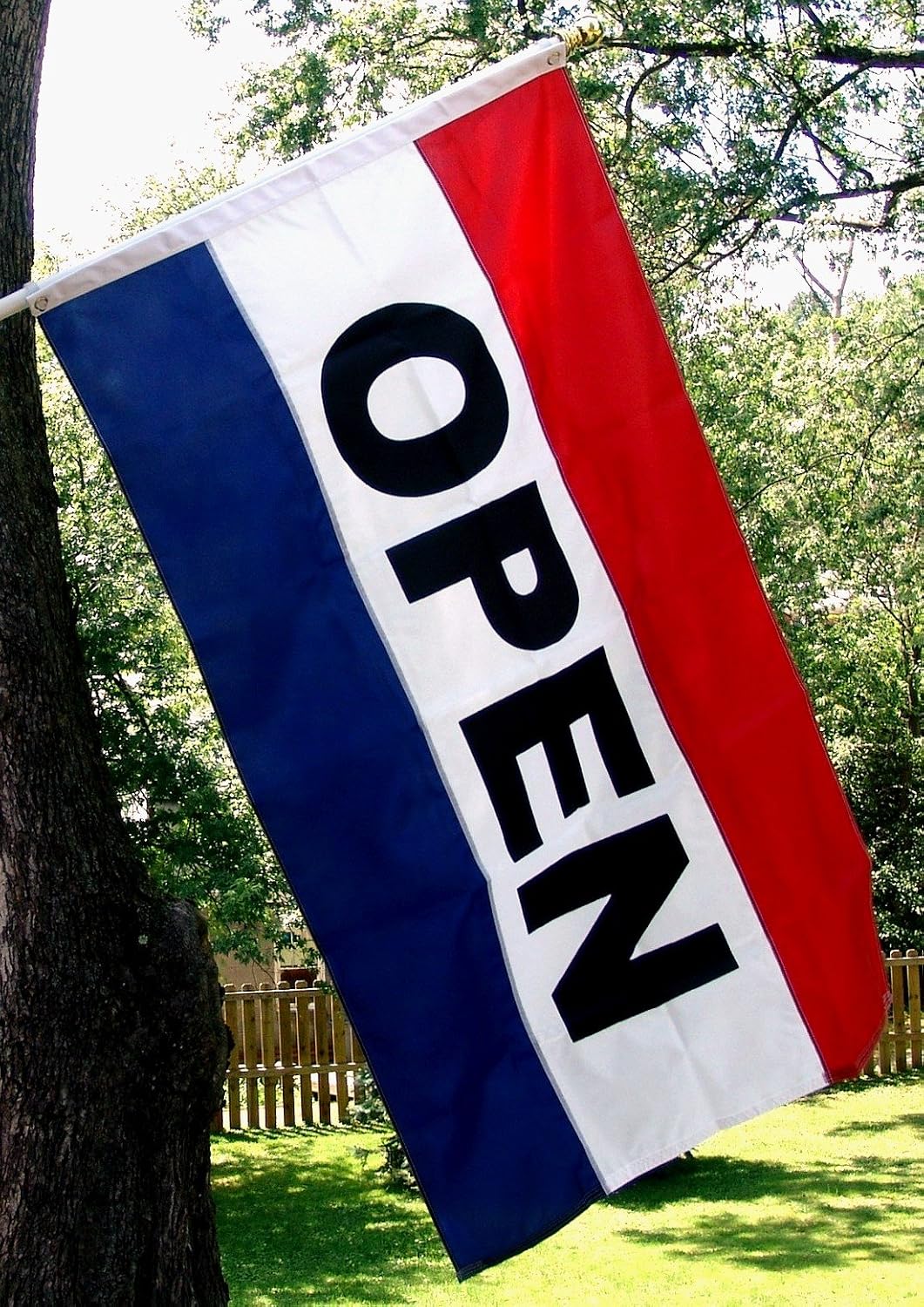 Bandera nailon 3x5ft rayas cosidas exterior resistente UV