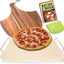 Piedra pizza con asas 15x12pulg para horno y parrilla