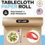Rollo papel ecológico mantel 18x1800pulg cortador