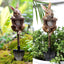 Estatua conejo resina decoración jardín exterior Pascua