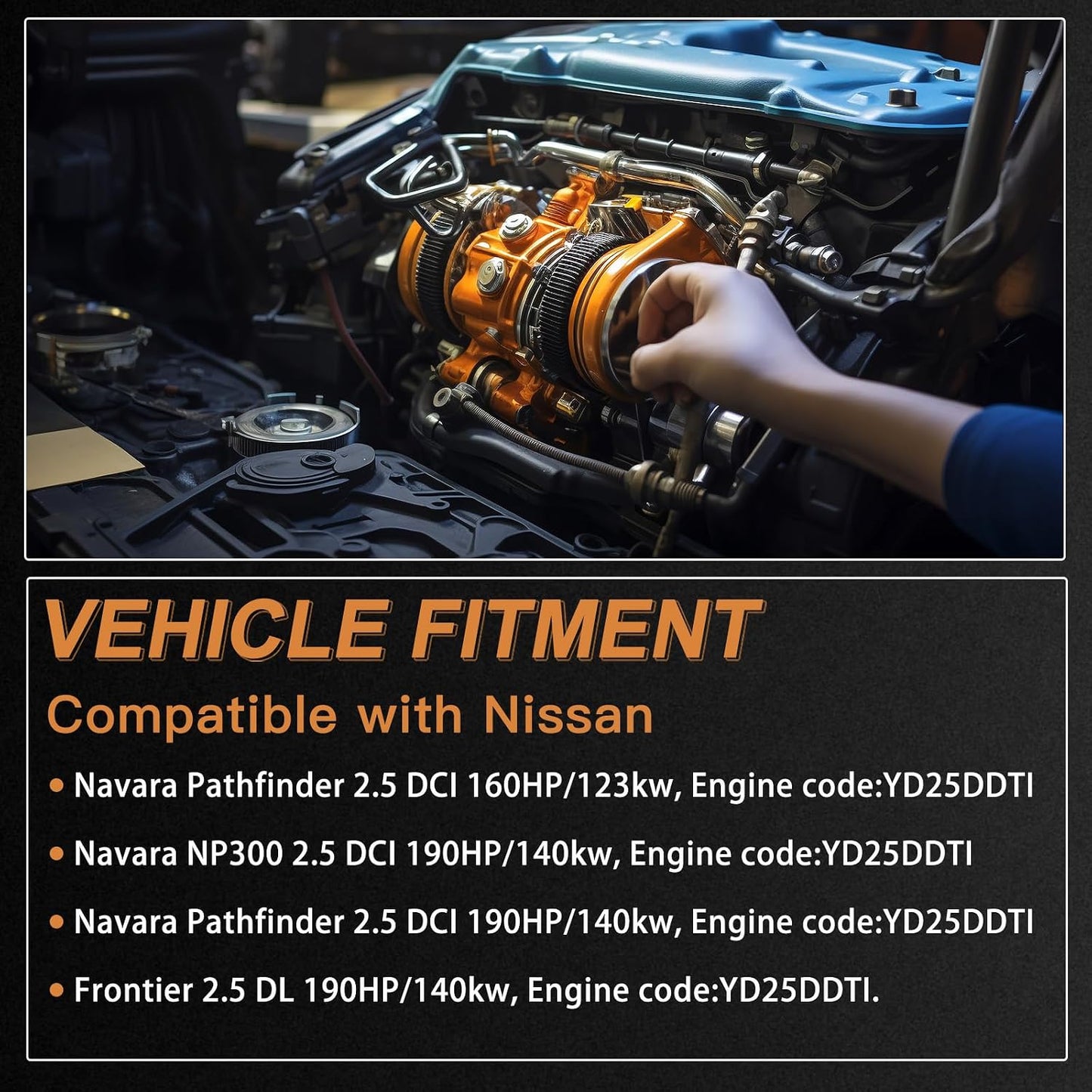 Actuador eléctrico Turbo comp Nissan Navara Frontier 2.5 DCI