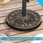 Base sombrilla 30lb resina soporte redondo ajustable
