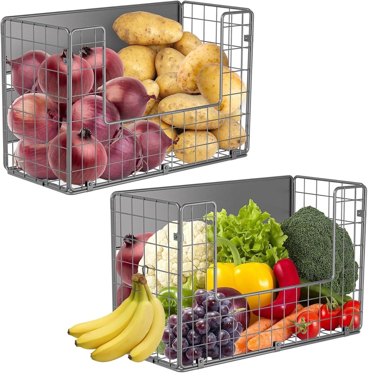Estante magnético para frutas y patatas refrigerador