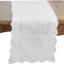Camino de mesa de lino bordado decorativo no reversible 16 x 54
