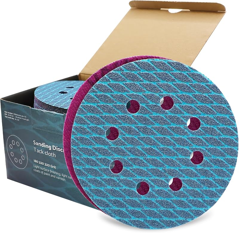 60 Discos Lija 5pulg Diamante Grano 180-320 Antiobstrucción