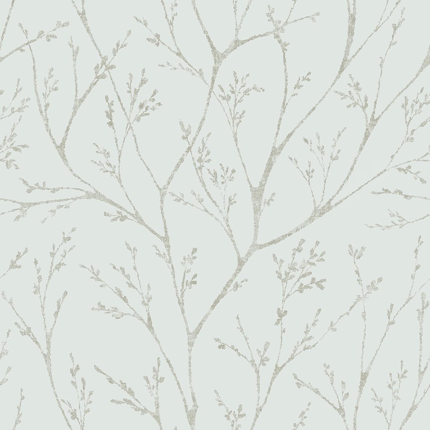 Papel tapiz ramas árbol color azul