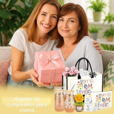 Cesta regalo para mamá hija e hijo