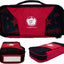 Bolsa Cornhole rojo 4 pzas reutilizable malla
