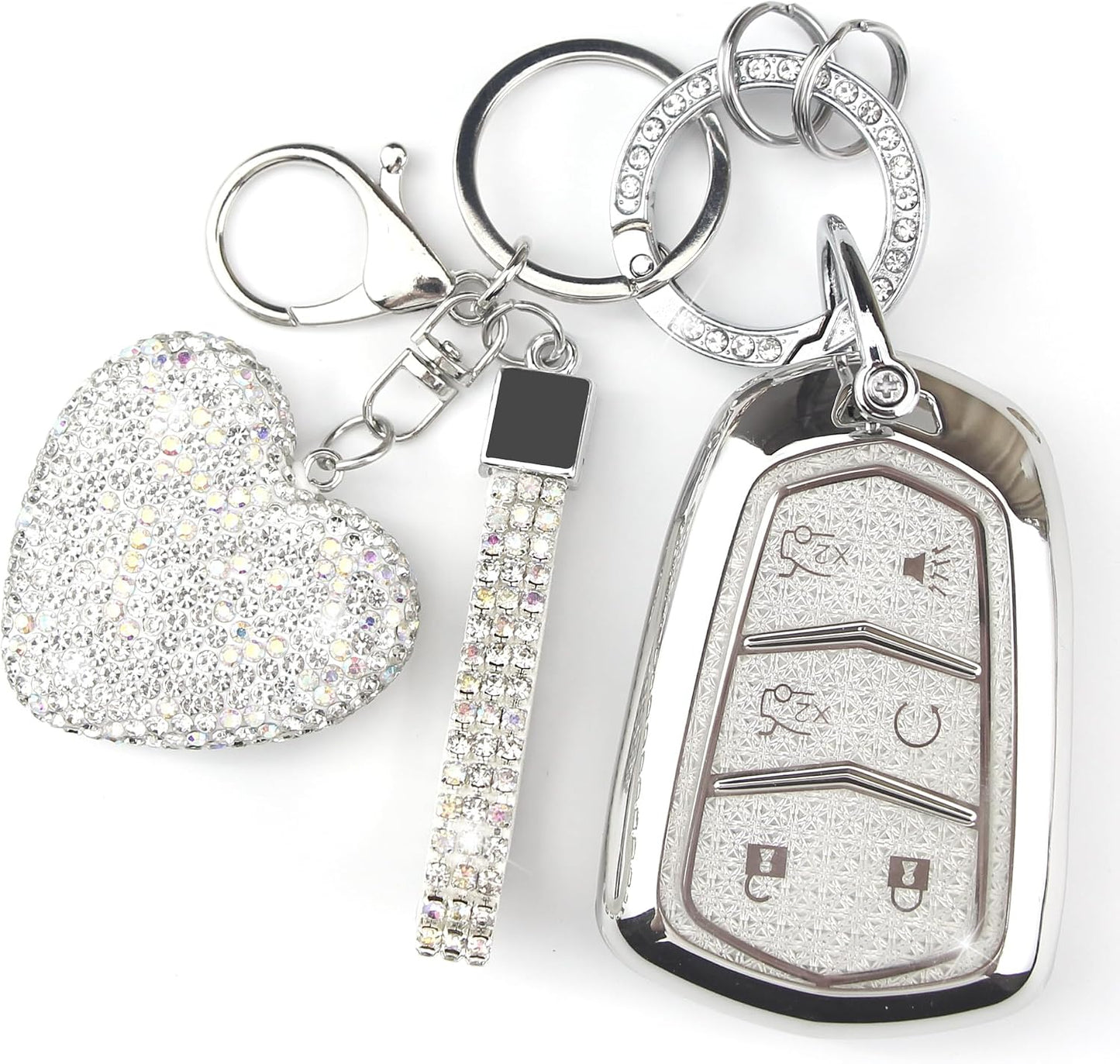Funda llavero diamante comp Cadillac Escalade ATS CT6