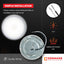 Luz techo LED 12V bajo perfil con interruptor RV