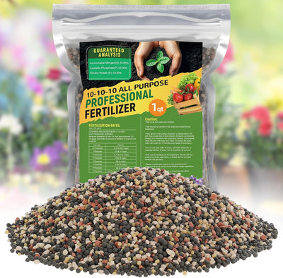 Fertilizante 10-10-10 liberación lenta para jardinería 1qt