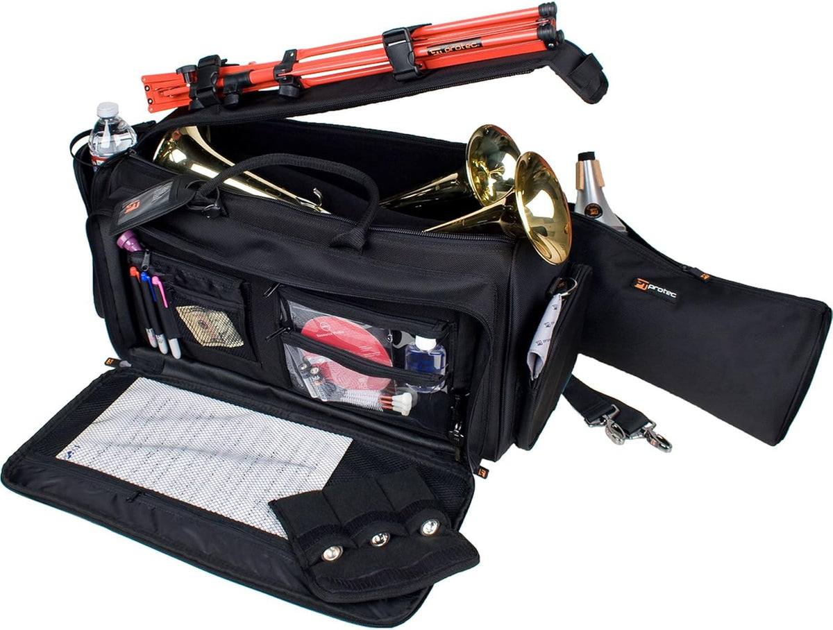 Bolsa Triple Horn con sordina extraíble Serie Dorada