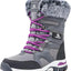Botas nieve mujer media pantorrilla piel sintética
