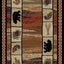 Alfombra lodge 2x8pulg 2'2"x7'7" multi 7463