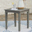 Mesa auxiliar visola color gris