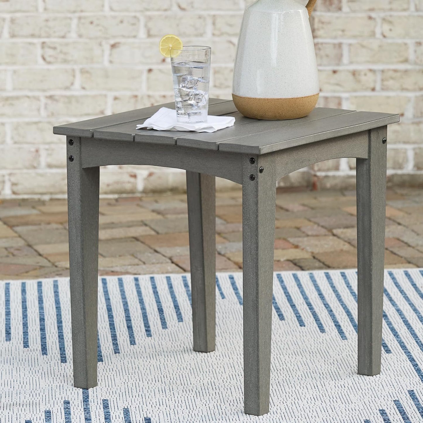 Mesa auxiliar visola color gris