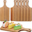 Tabla cortar gruesa 6 Pzas madera acacia eventos