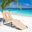 Sillón plegable playa 5 respaldos ajustables almohada