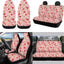 Set 12 fundas asiento coche fresa ajuste universal 15"