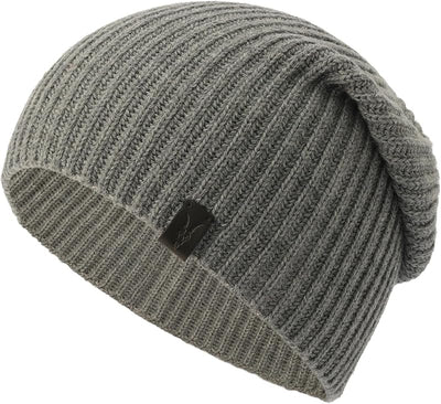 Gorro de lana merino con diseño logotipo