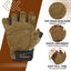 Guantes trabajo medio dedo transpirables uwrist
