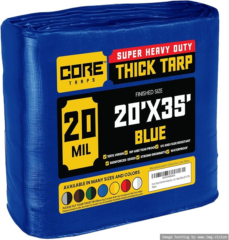 Lona polietileno resistente 20mil impermeable UV